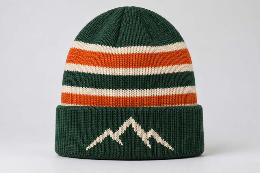 Fan beanies and scarves with custom design