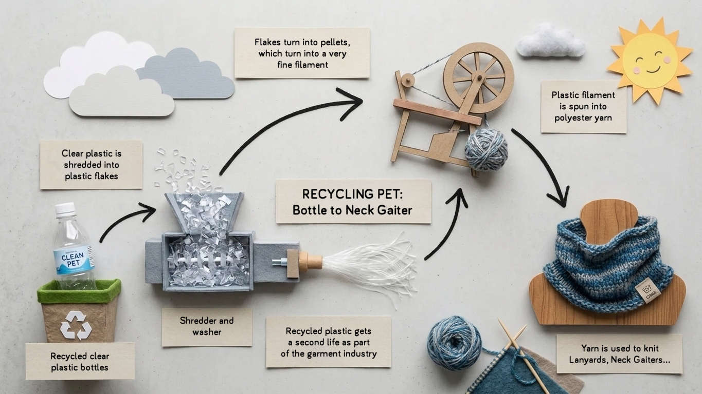 Recycled plastic into new products