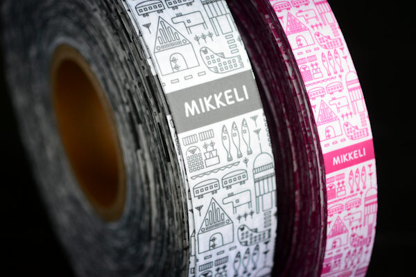 Gift ribbon with sublimation printing