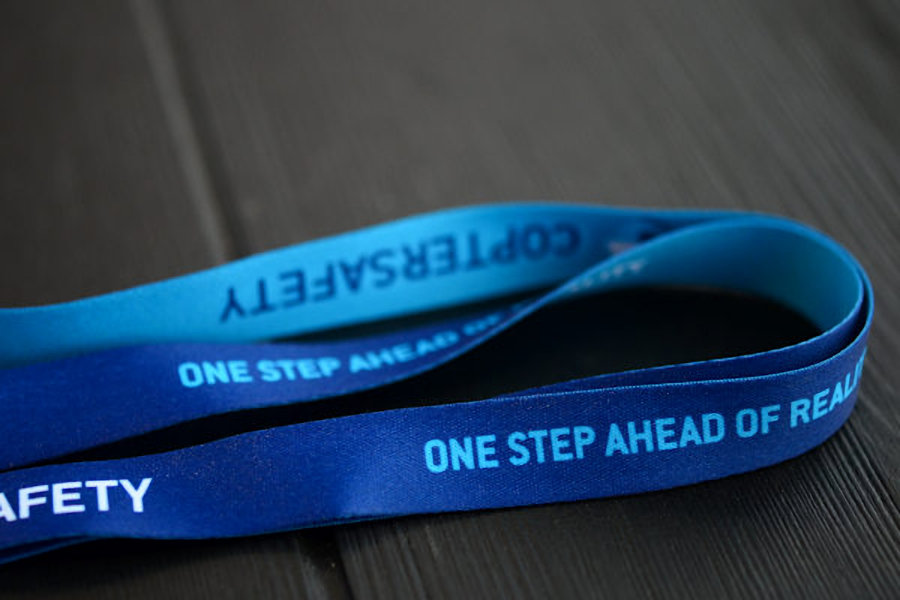 Full Colour Sublimation lanyards with conference badge
