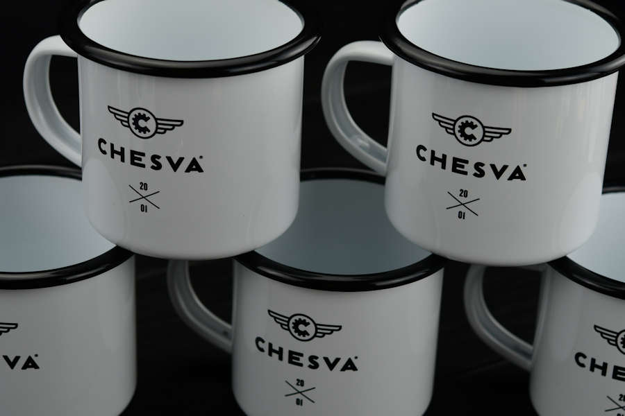 Custom Enamel Mugs with Logo