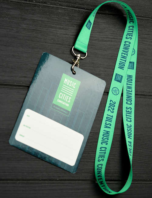 Lanyards and conference badges