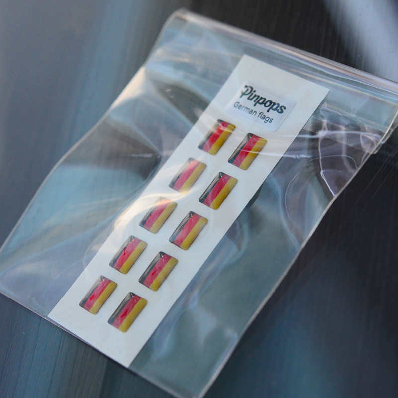 German Language stickers for name badges