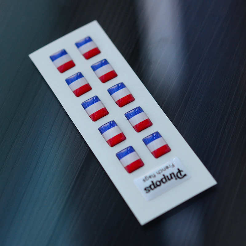 French Language stickers for name badges