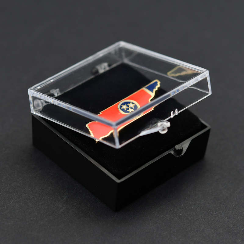 Clear Acrylic Lapel Pin Case
