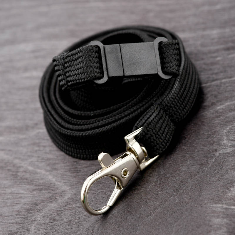 Black Classic Bootlace Lanyard, mix and match colors