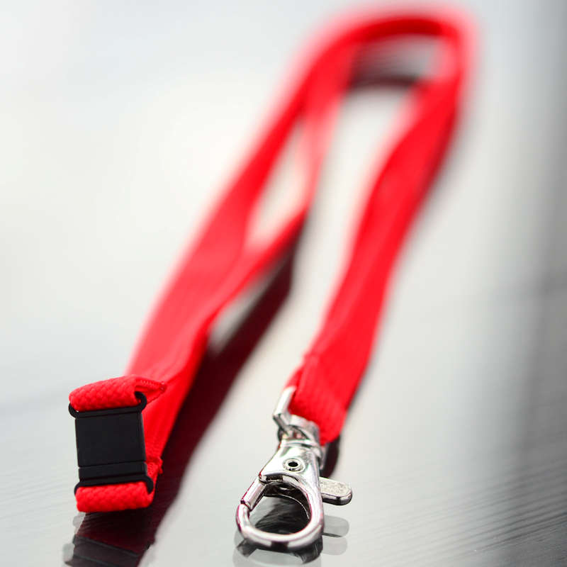 Red Classic Bootlace Lanyard, mix and match colors