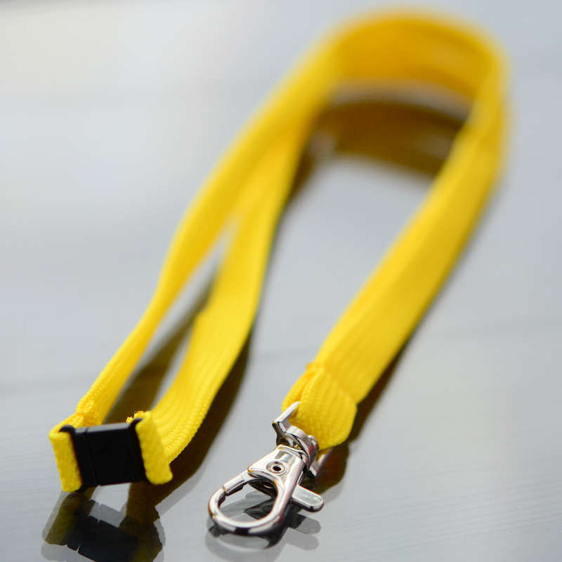 Yellow Classic Bootlace Lanyard, mix and match colors