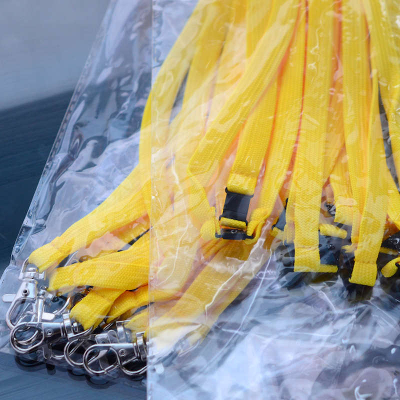 Yellow Classic Bootlace Lanyard, mix and match colors