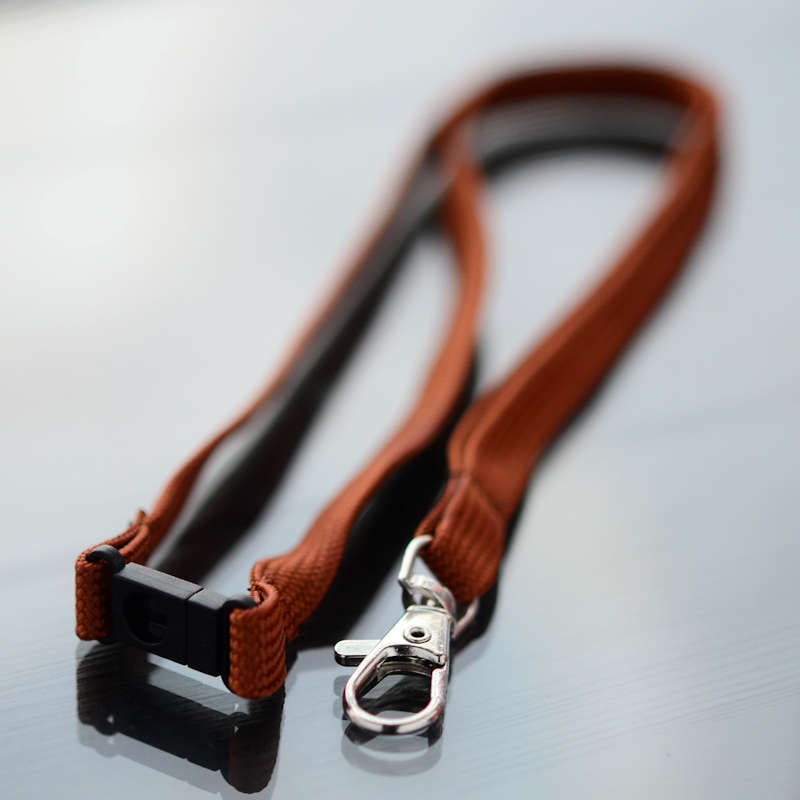 Chestnut Brown Classic Bootlace Lanyard, mix and match colors