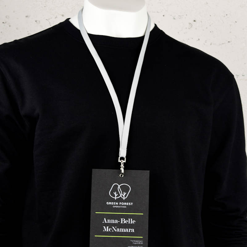 Metal Grey Classic Bootlace Lanyard, mix and match colors