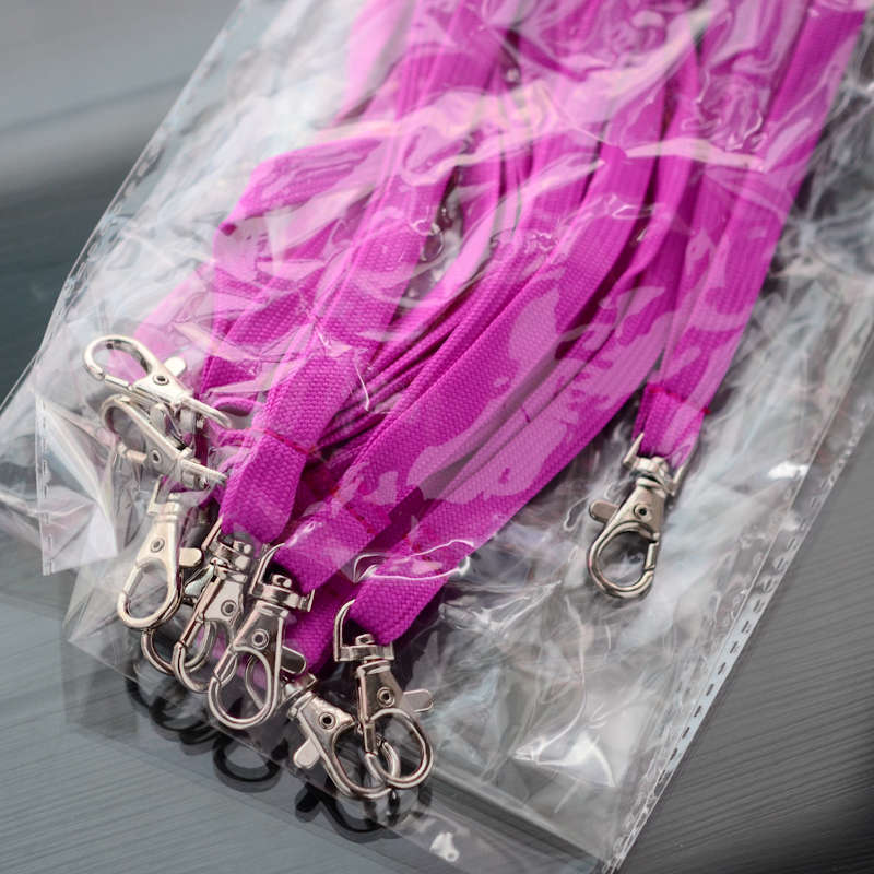 Lilac Classic Bootlace Lanyard, mix and match colors
