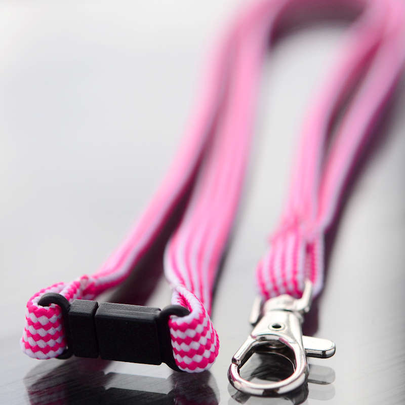 Cotton Candy Retro Classic Bootlace Breakaway Lanyard