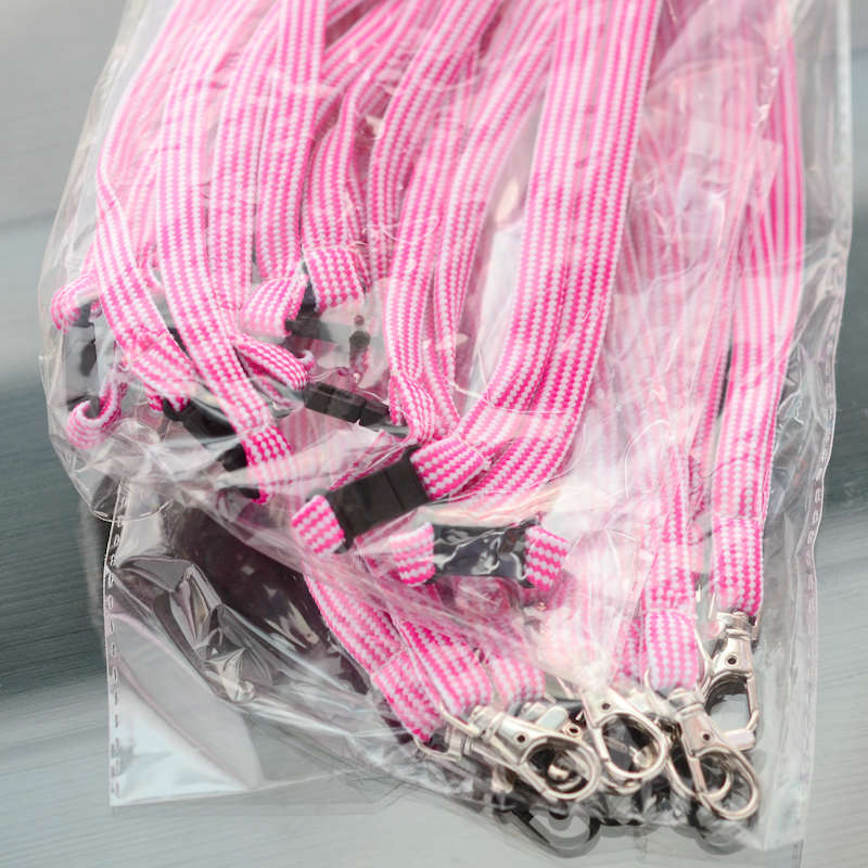 Cotton Candy Retro Classic Bootlace Breakaway Lanyard