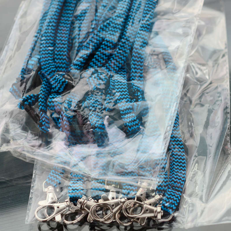 Blueberry Retro Classic Bootlace Breakaway Lanyard