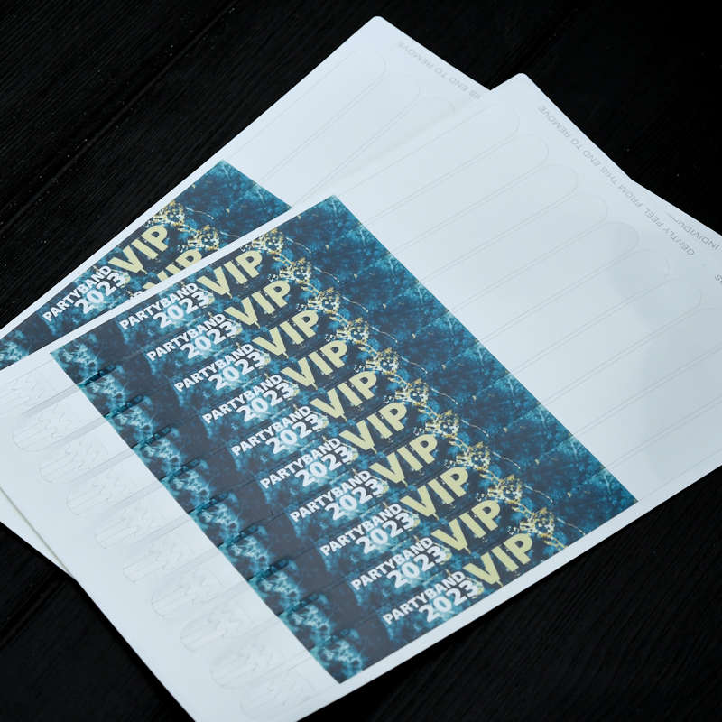 Printed Nevertear Wristband (Polyester)