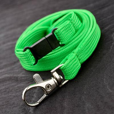 Green Classic Bootlace Lanyard, mix and match colors