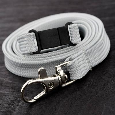 Grey Classic Bootlace Lanyard, mix and match colors